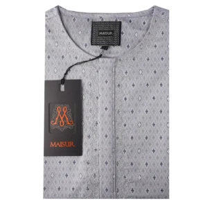 Men's Short Embroidery Panjabi Set