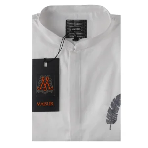 Men's Leaf Embroidery Punjabi